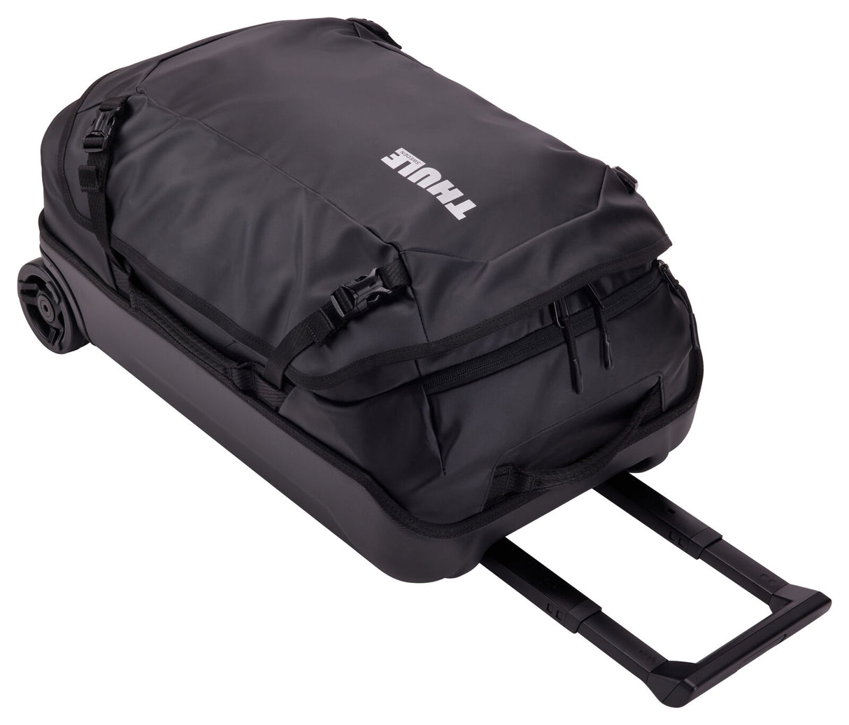 40L Thule Chasm Carry On Wheeled Duffel Suitcase Travel Bag in Black