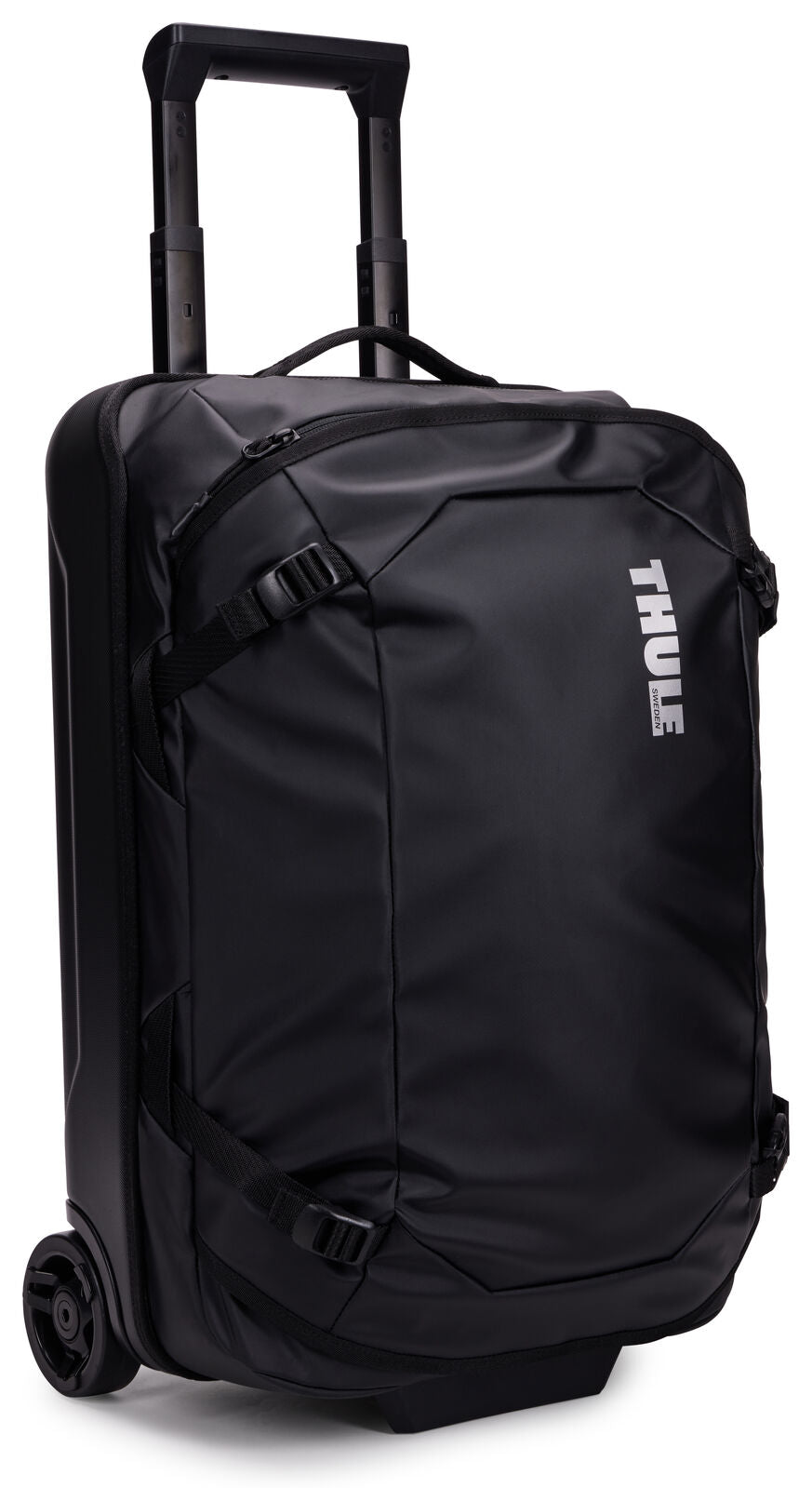 40L Thule Chasm Carry On Wheeled Duffel Suitcase Travel Bag in Black