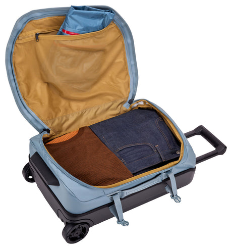 Thule 40L Chasm Carry On Wheeled Duffel Bag Suitcase Travel Luggage in Pond Blue