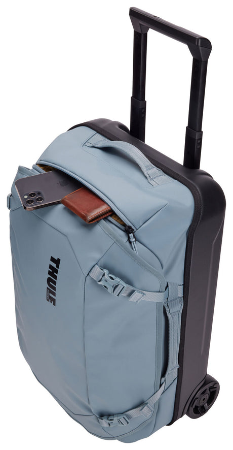 Thule 40L Chasm Carry On Wheeled Duffel Bag Suitcase Travel Luggage in Pond Blue