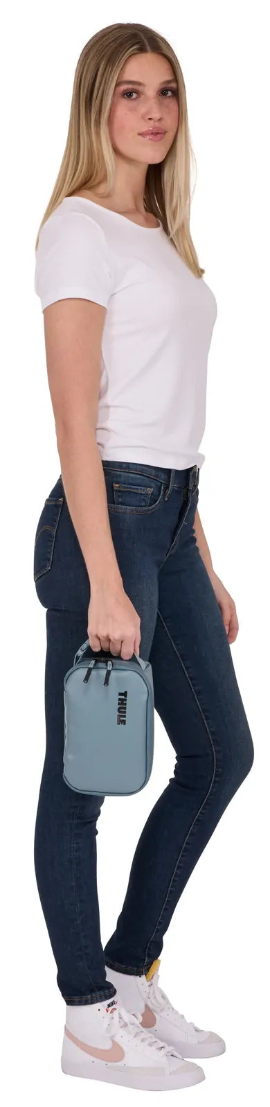 THULE Chasm 3L Packing Gear Cube Travel Storage in Pond Gray - Small (21.5x11.5x14cm)