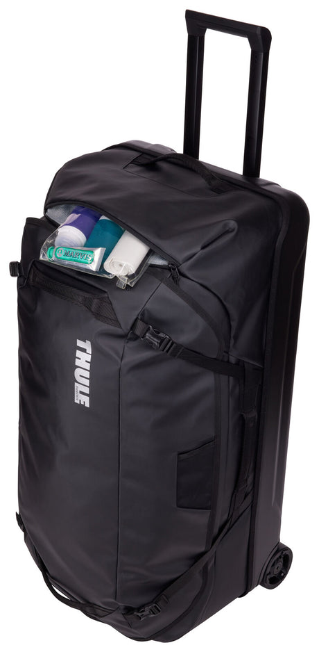 THULE Chasm 110L Wheeled Duffel Travel Suitcase Luggage Bag in Black