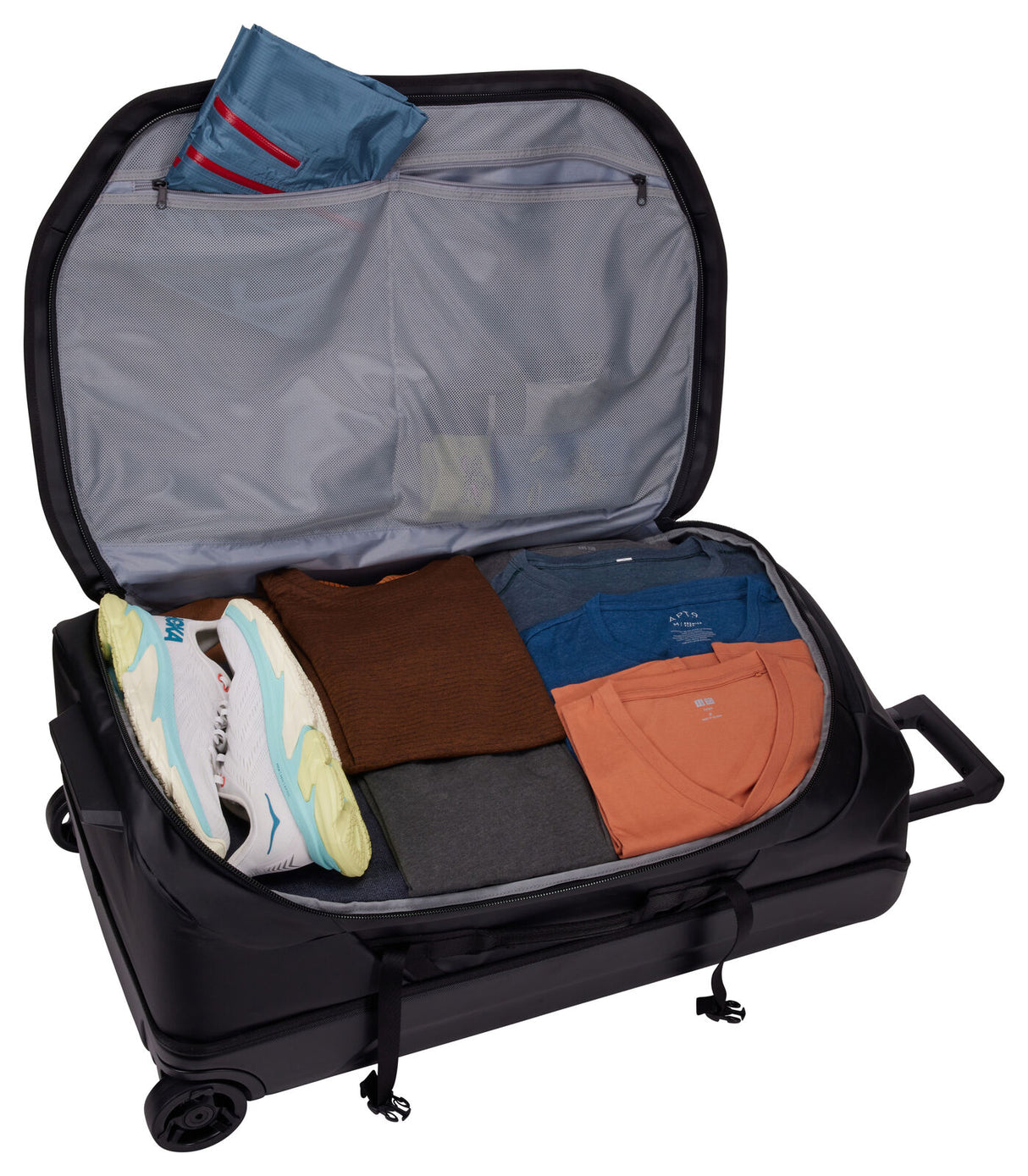 THULE Chasm 110L Wheeled Duffel Travel Suitcase Luggage Bag in Black