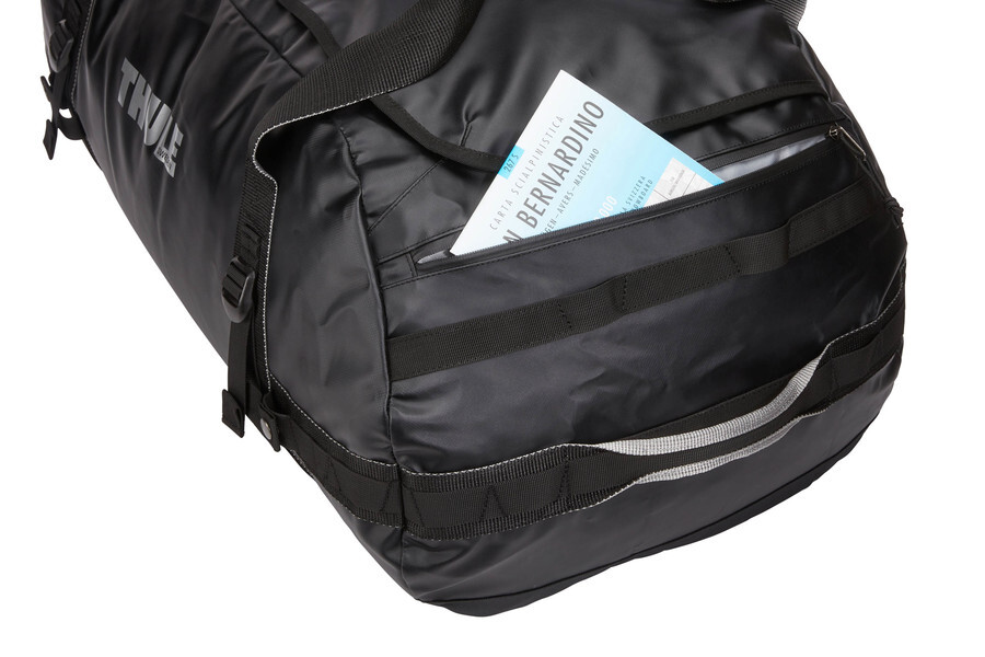 Thule Chasm 130L Duffel Travel Bag - Black (Convertible Duffle Backpack)