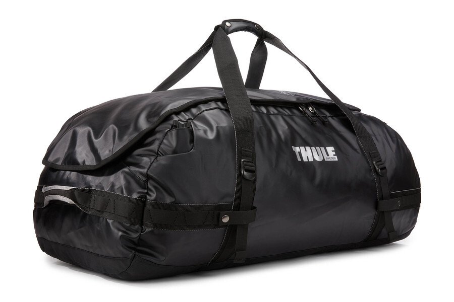 Thule Chasm 130L Duffel Travel Bag - Black (Convertible Duffle Backpack)