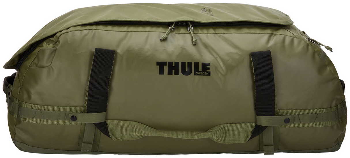 Thule Chasm 130L Duffel Travel Bag - Gloss Olivine (Convertible Outdoor Duffle Backpack)