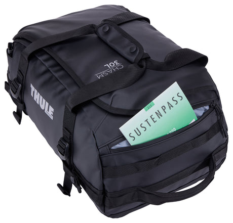 Thule Chasm 30L Duffel Overnight Bag Convertible Backpack Duffle in Black