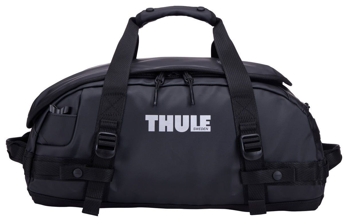 Thule Chasm 30L Duffel Overnight Travel Bag - Black (Convertible Duffle Backpack)