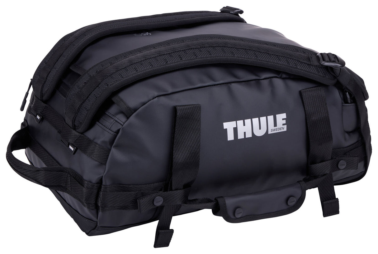 Thule Chasm 30L Duffel Overnight Travel Bag - Black (Convertible Duffle Backpack)
