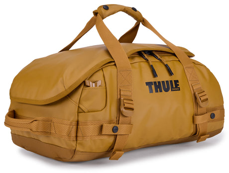 Thule Chasm 30L Duffel Overnight Bag Convertible Backpack Duffle in Golden