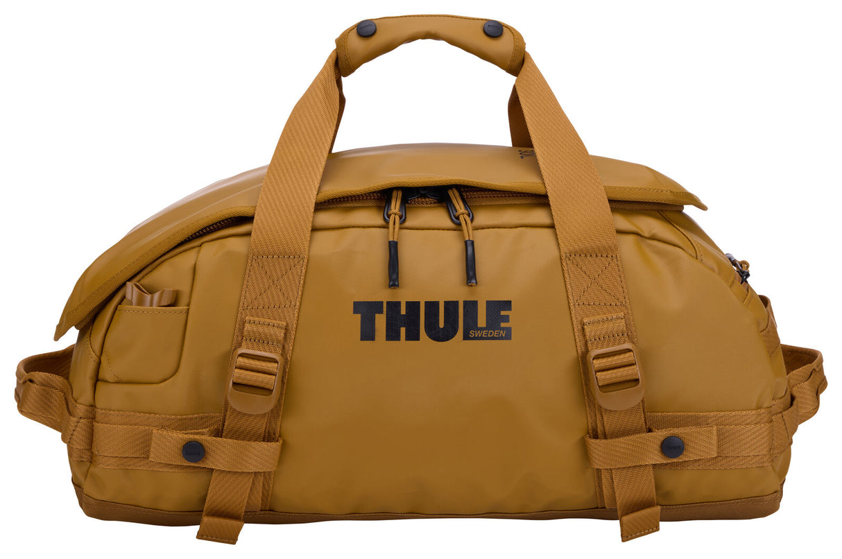 Thule Chasm 30L Duffel Overnight Bag Convertible Backpack Duffle in Golden