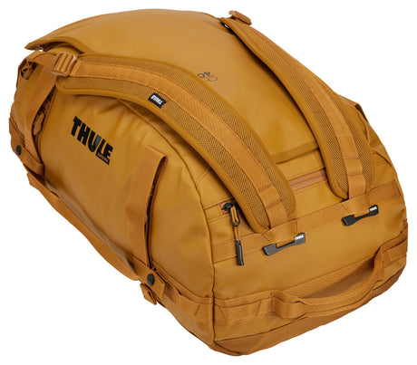 Thule Chasm 40L Duffel Overnight Bag Convertible Backpack Duffle in Golden