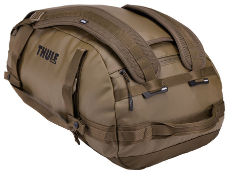 Thule Chasm 40L Duffel Overnight Bag Convertible Backpack Duffle in Deep Khaki