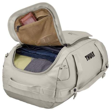 Thule Chasm 40L Duffel Overnight Bag Convertible Backpack Duffle in Sand