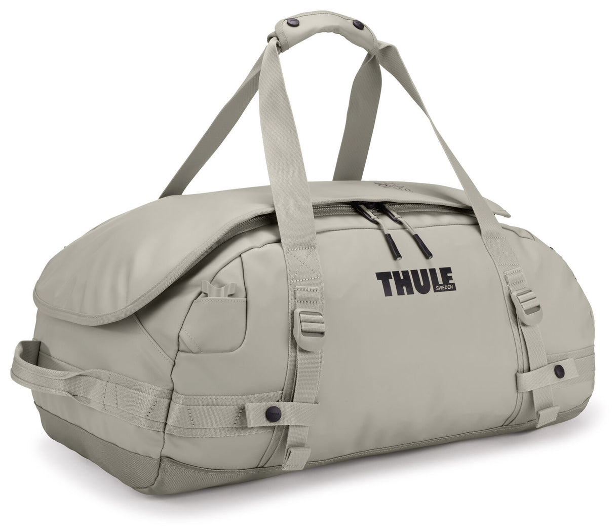 Thule Chasm 40L Duffel Overnight Bag Convertible Backpack Duffle in Sand