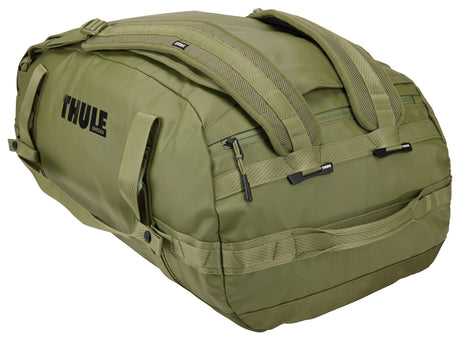 Thule Chasm 70L Duffel Overnight Bag Convertible Backpack Duffle in Olivine