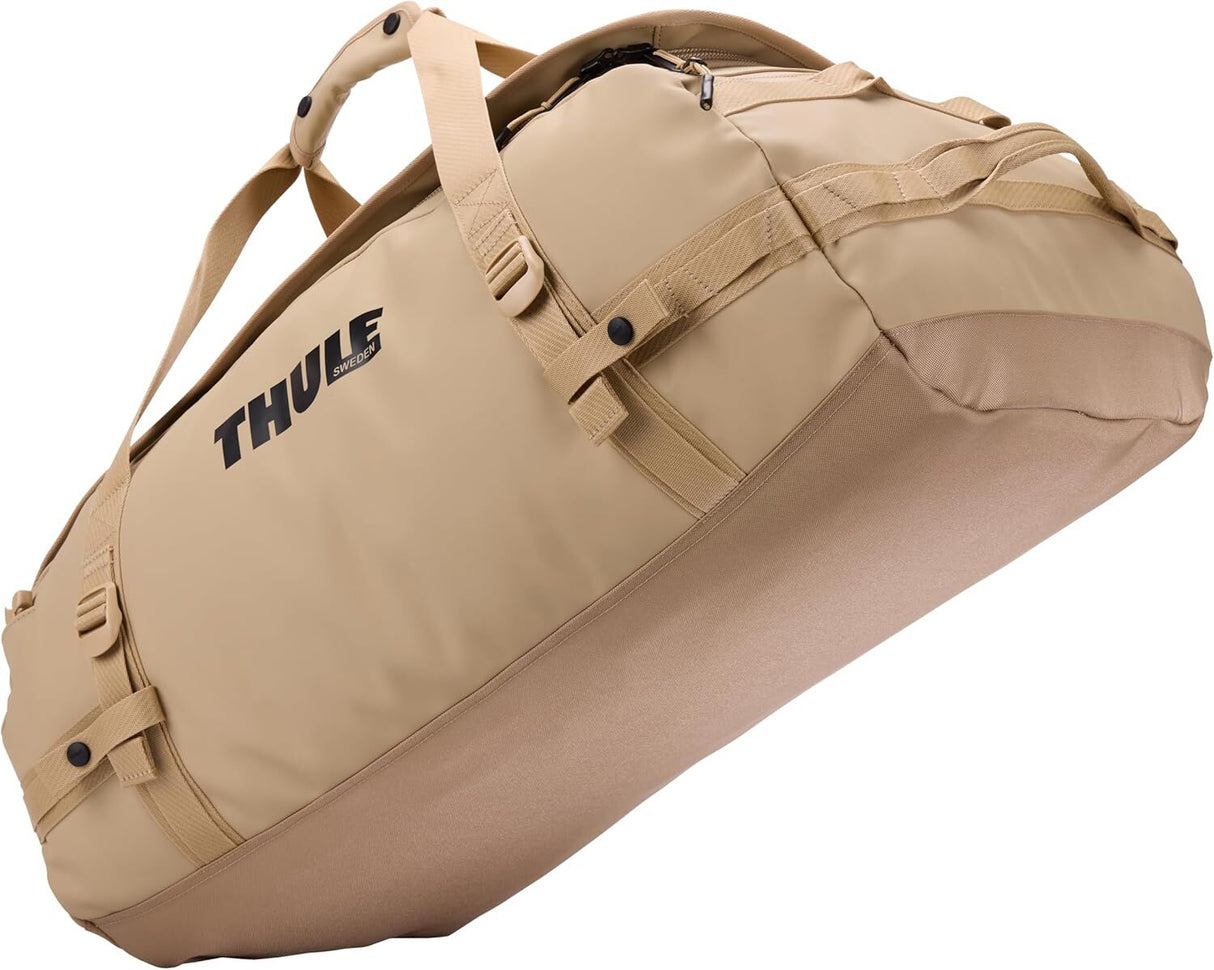 Thule Chasm 70L Duffel Overnight Bag Convertible Backpack Duffle in Gentle Beige