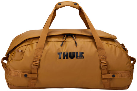 Thule Chasm 70L Duffel Overnight Bag Convertible Backpack Duffle in Golden
