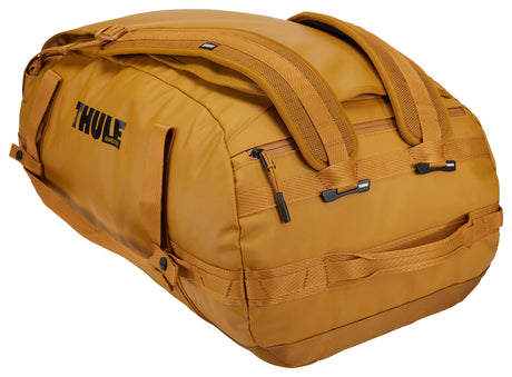 Thule Chasm 70L Duffel Overnight Bag Convertible Backpack Duffle in Golden