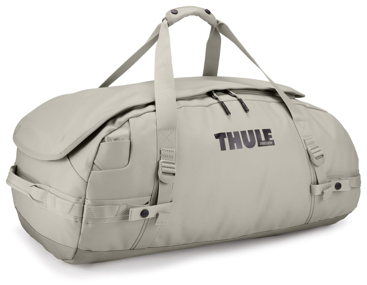 Thule Chasm 70L Duffel Overnight Bag Convertible Backpack Duffle in Sand