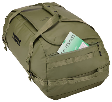 Thule Chasm 90L Duffle Travel Backpack Bag Extra Large in Olivine