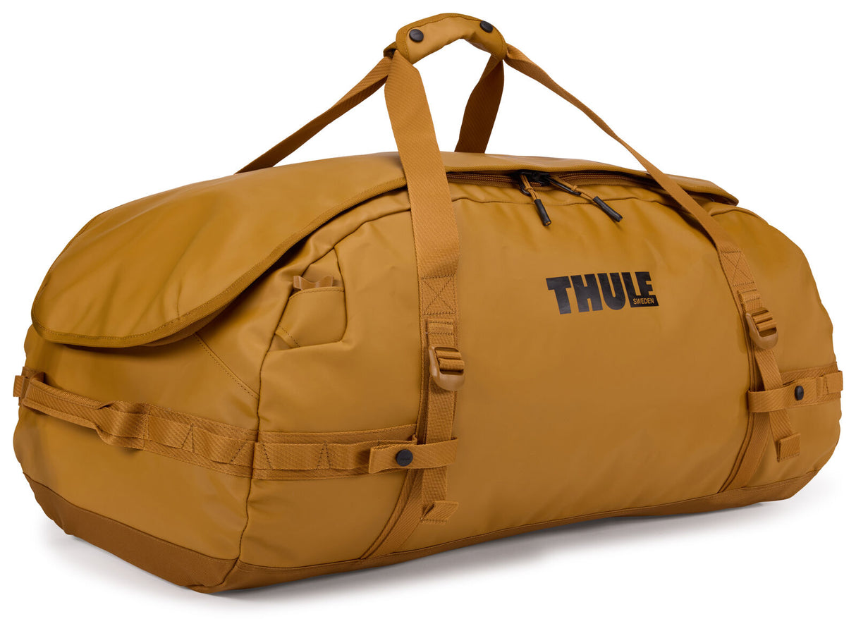 Thule Chasm 90L Duffle Travel Backpack Bag Extra Large in Golden