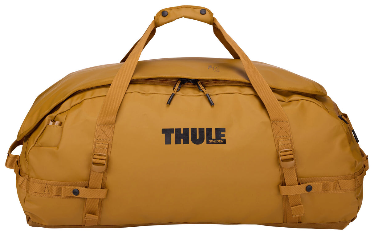 Thule Chasm 90L Duffle Travel Backpack Bag Extra Large in Golden