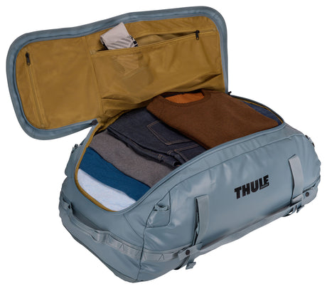 Thule Chasm 90L Duffle Travel Backpack Bag Extra Large in Pond Blue