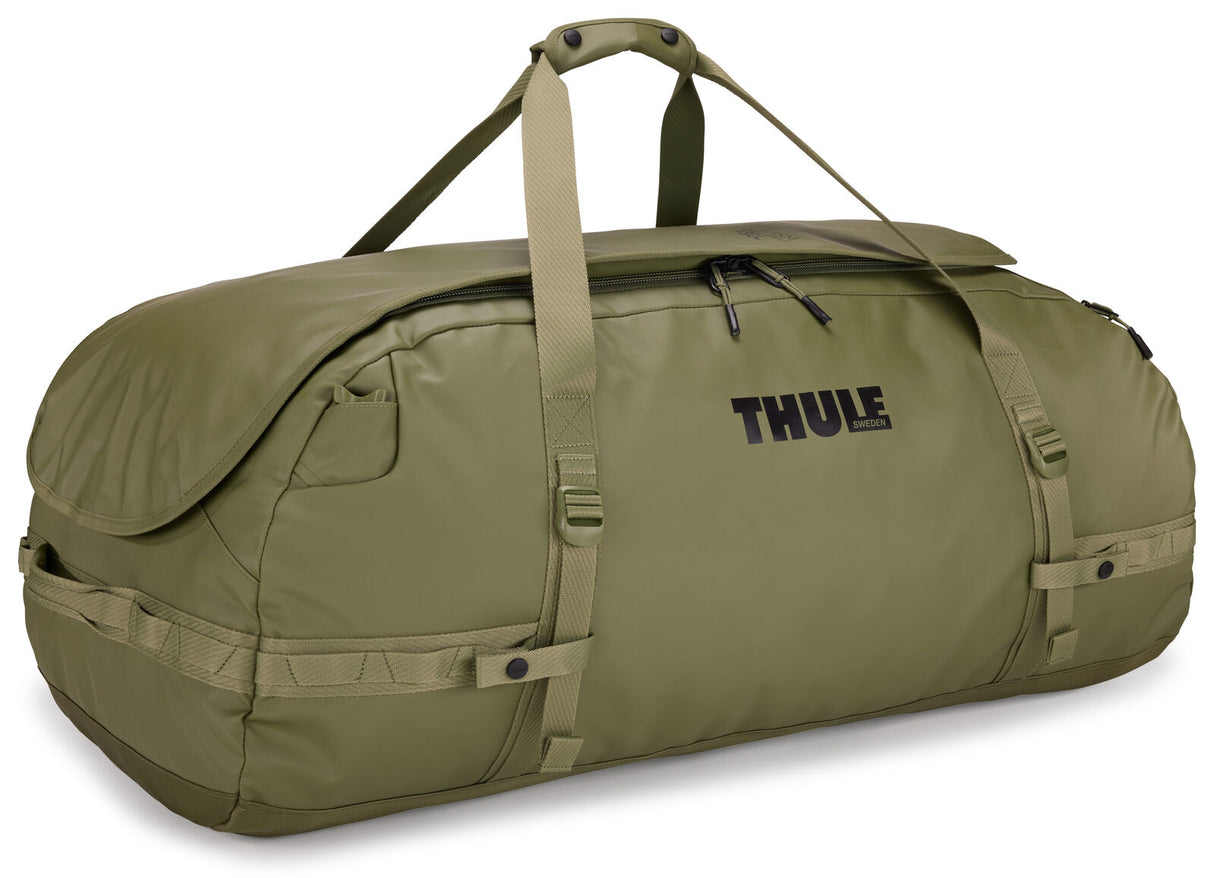 Thule Chasm 130L Duffel Overnight Bag Convertible Backpack Duffle in Olivine