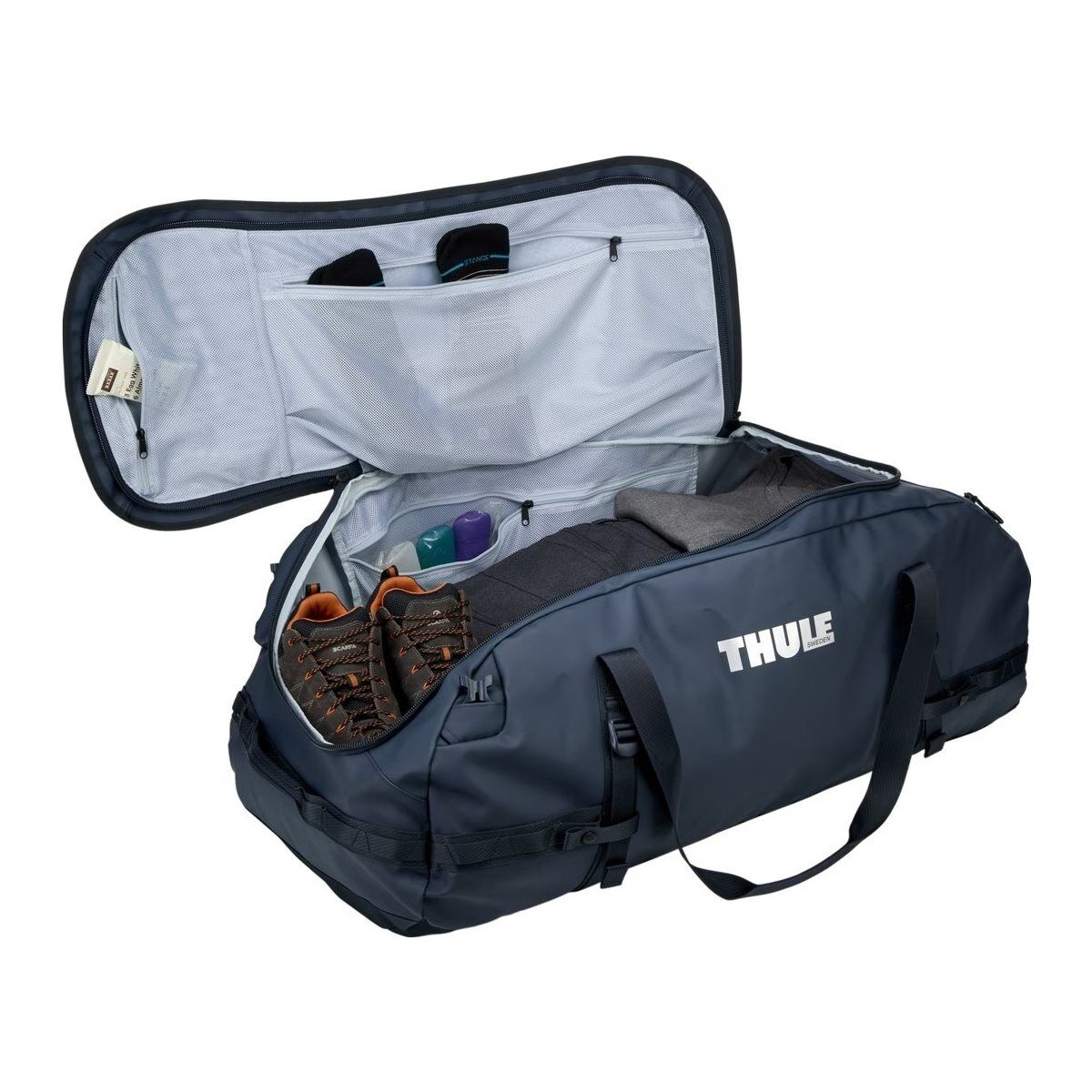 Thule Chasm 130L Duffel Travel Bag - Darkest Blue (Convertible Duffle Backpack)