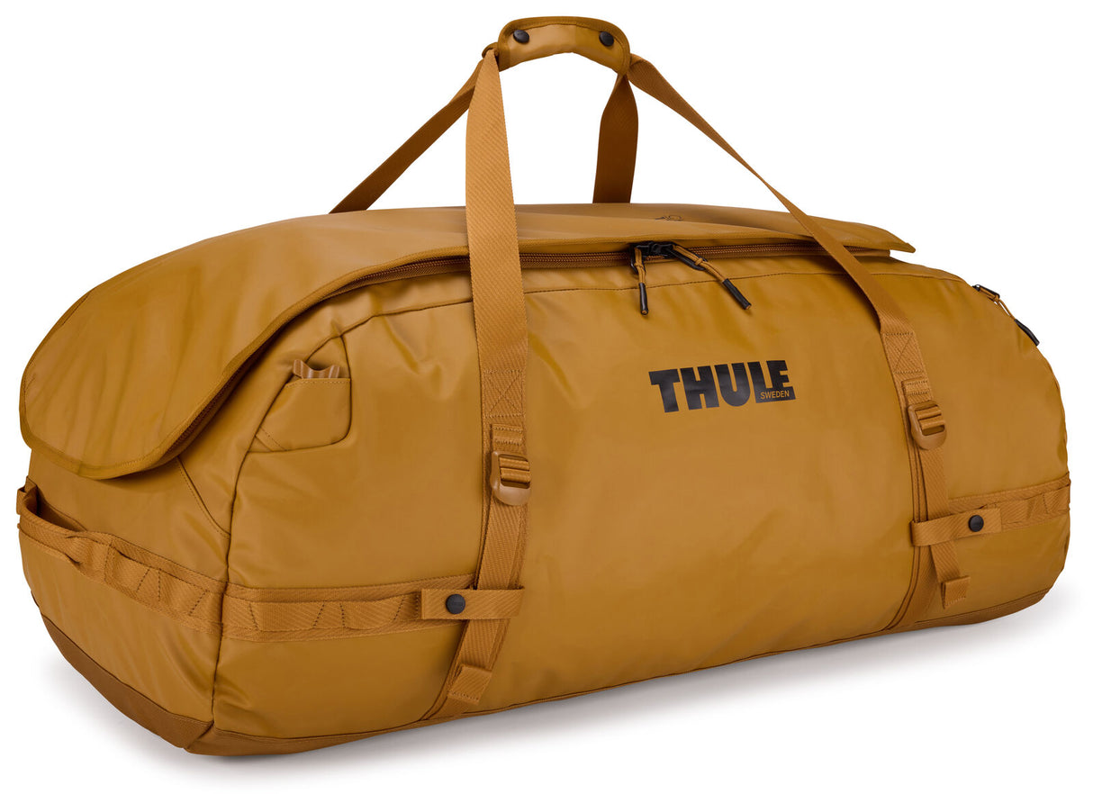 Thule Chasm 130L Duffel Overnight Bag Convertible Backpack Duffle in Golden