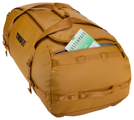 Thule Chasm 130L Duffel Overnight Bag Convertible Backpack Duffle in Golden