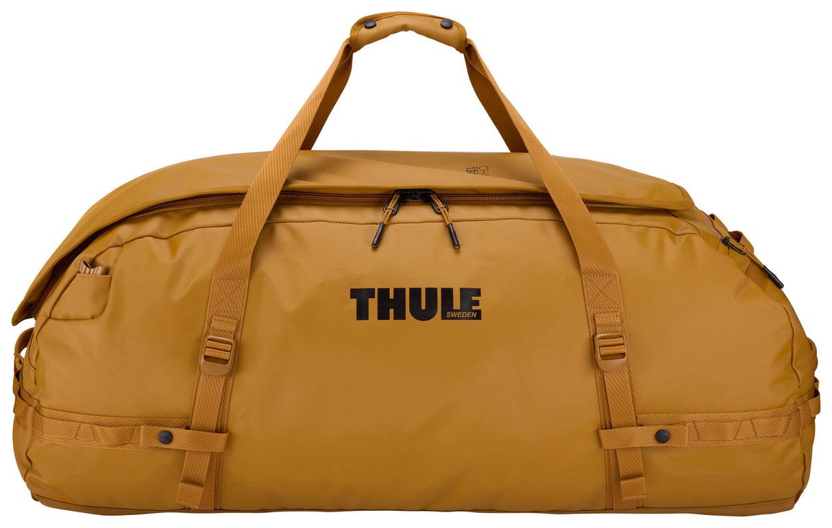 Thule Chasm 130L Duffel Overnight Bag Convertible Backpack Duffle in Golden