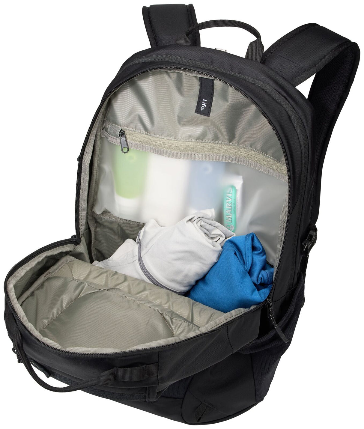 THULE EnRoute 26L Water-Resistant Backpack Travel Bag Fits 16" Laptop in Black