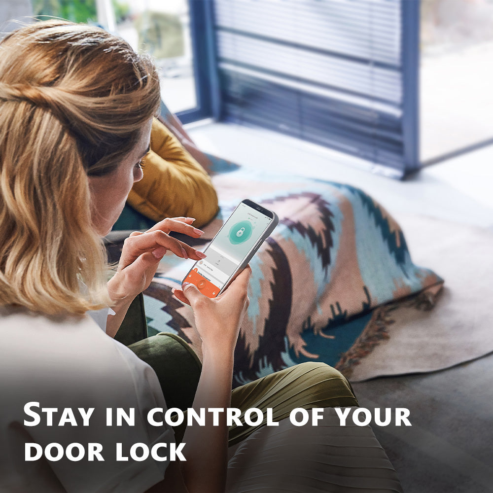 Lockin Smart Door Lock - G30 Fingerprint Keyless Entry (WiFi App Control) - US Cylinder Locks