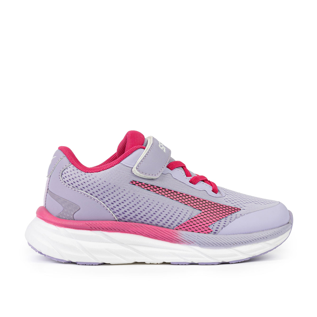 Sfida Tempo Girls V Strap Runners - Lilac/Fuchsia (Kids Sneakers/Shoes) - LILAC/FUCHSIA