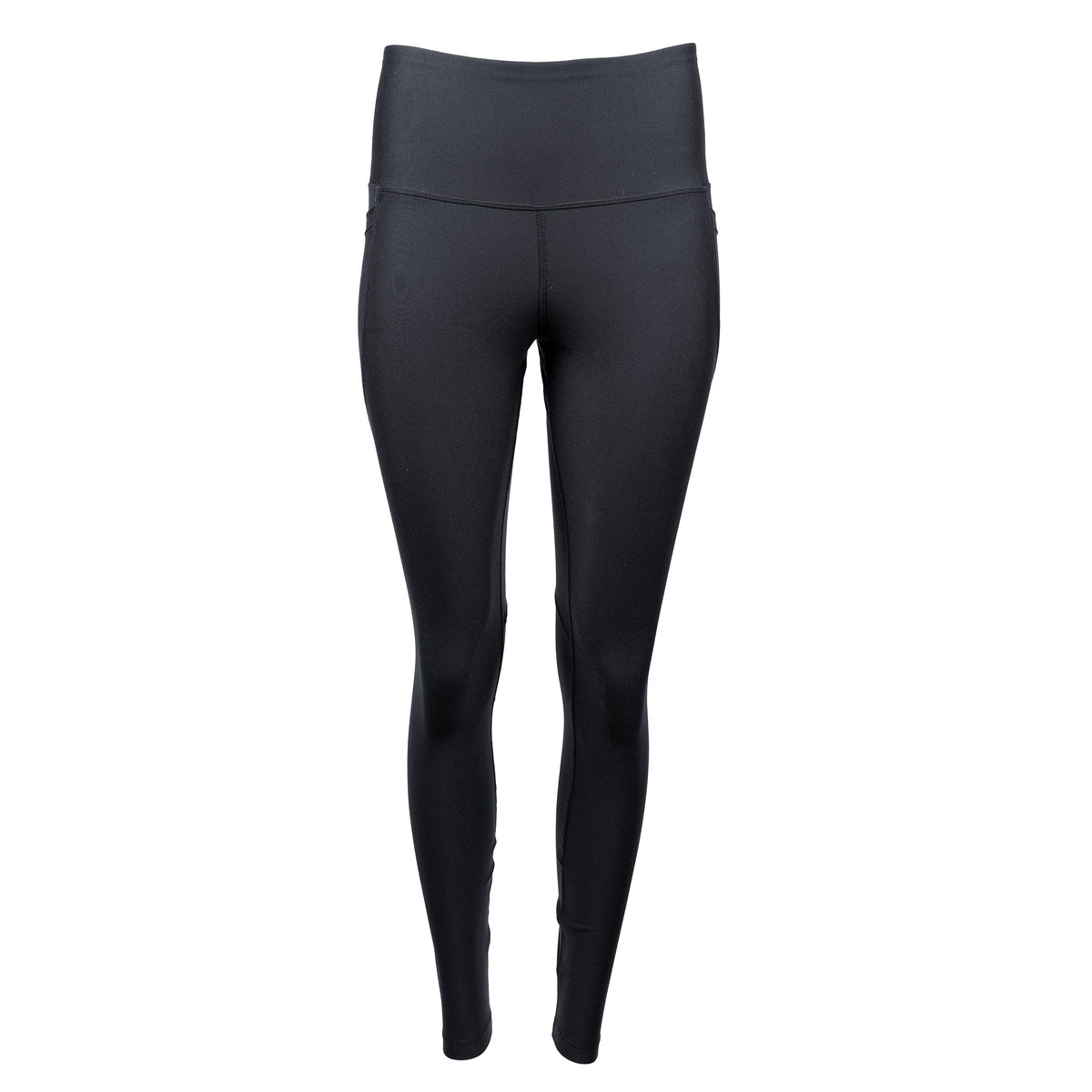 Sfida The Go Thermal Womens Fleece Lined Phone Pocket Leggings - Black (Winter Activewear) - BLACK