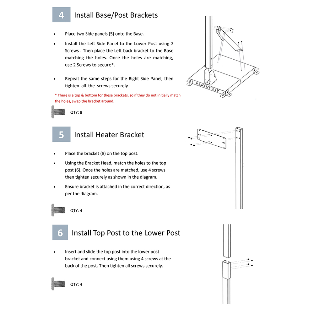Heatstrip Universal Stand for Heatstrip Alfresco / Patio Heaters
