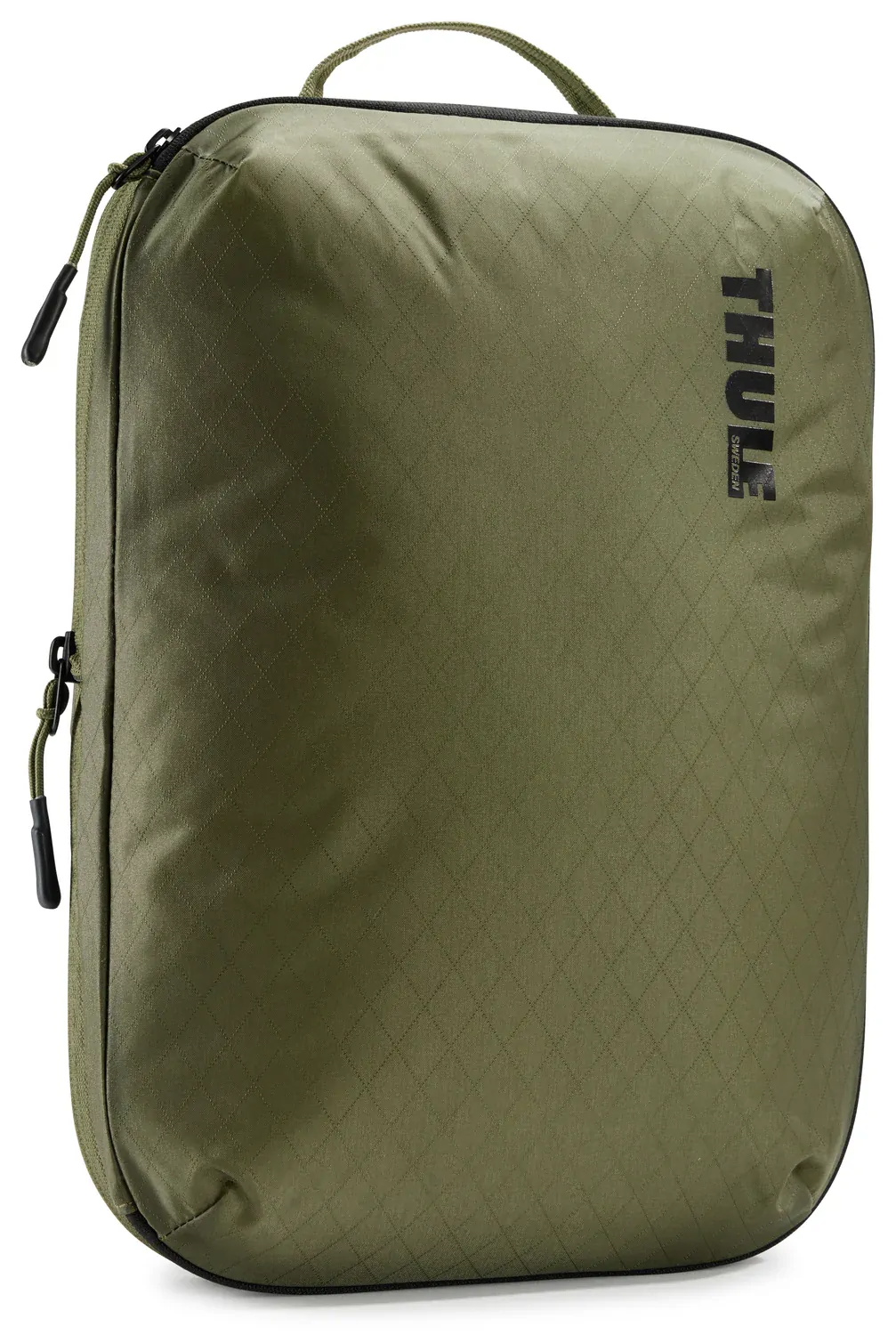 2x THULE Packing Cube Set Compression Travel Storage Bags Duo in Green - (S & M)