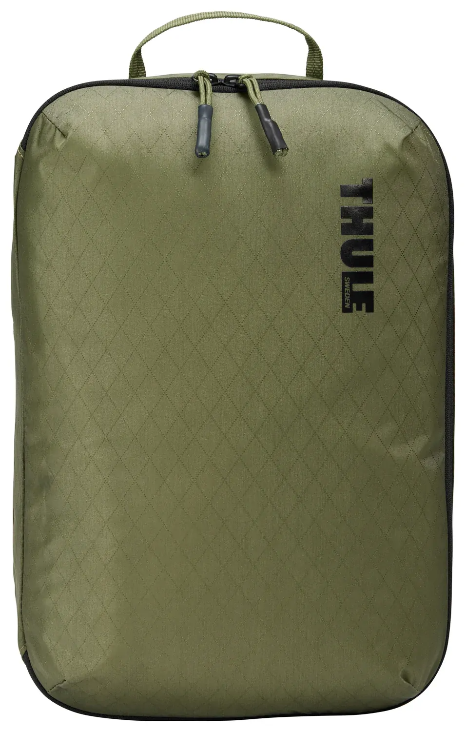2x THULE Packing Cube Set Compression Travel Storage Bags Duo in Green - (S & M)