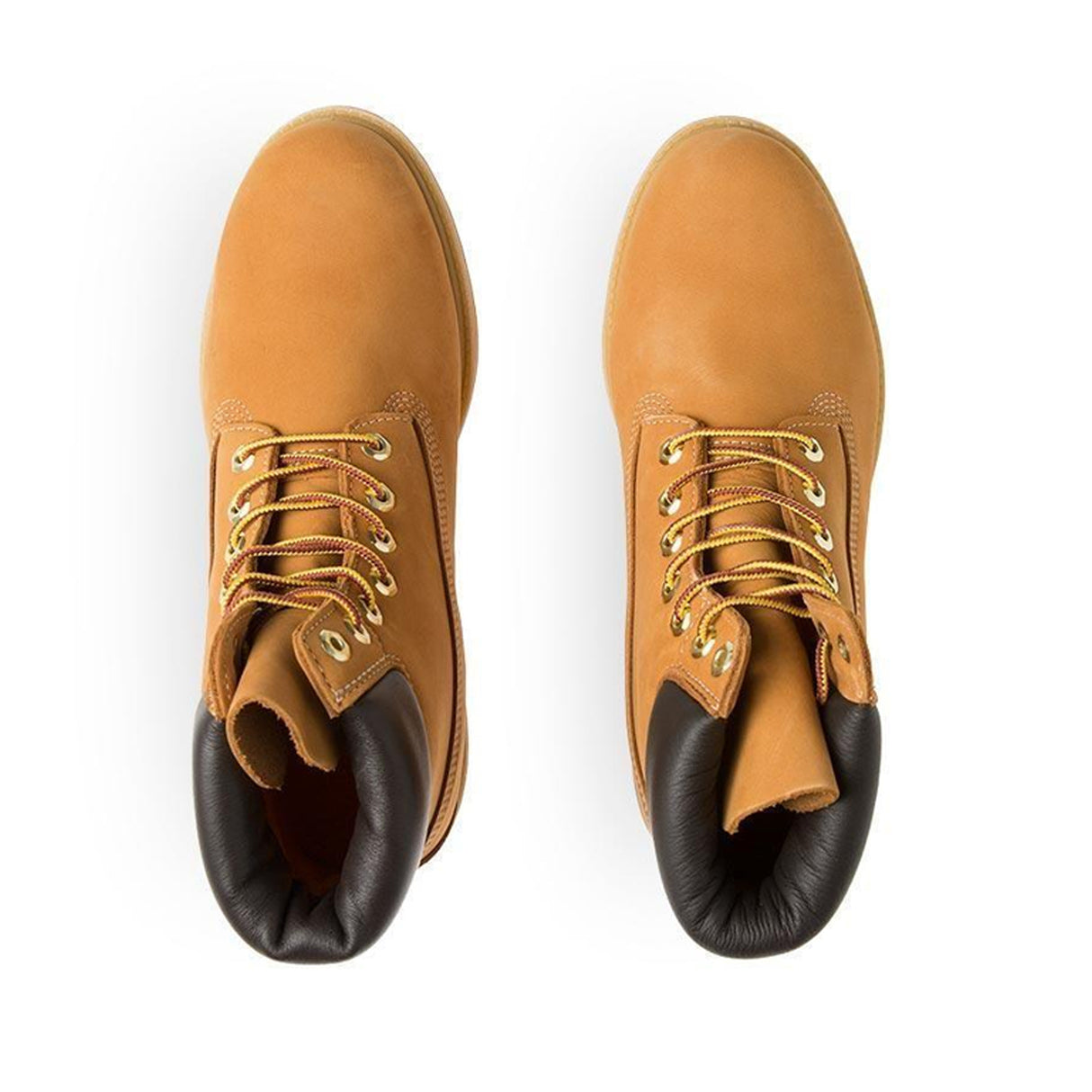 TIMBERLAND Mens 6-inch Premium Waterproof Boots Original Yellow Shoes - Wheat Nubuck