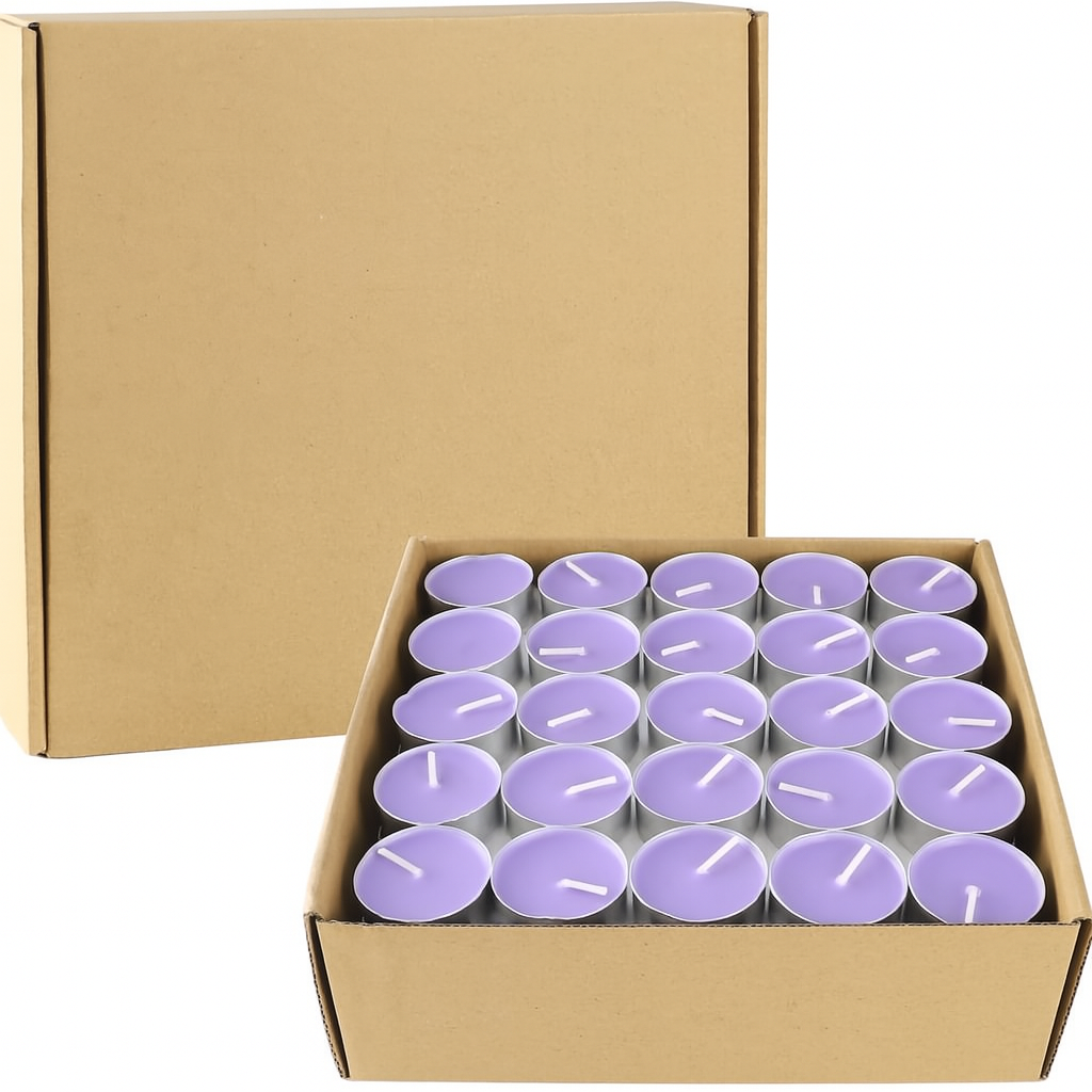 288pcs 4 Hour Tealight Scented Candle Bulk - Lavender