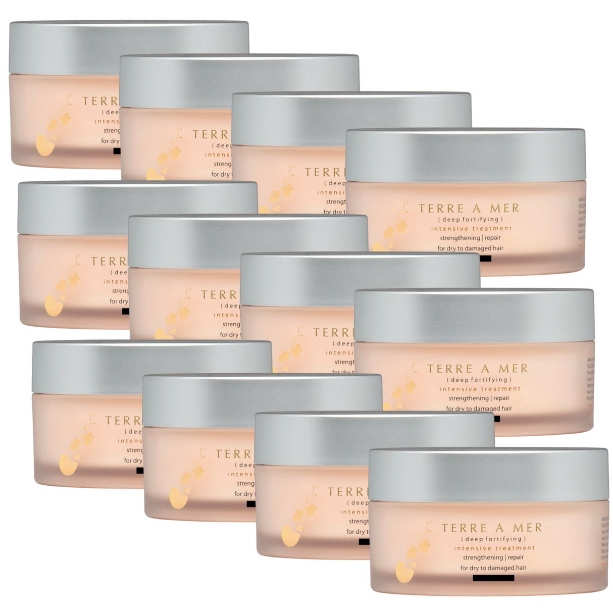 12x TERRE A MER Keratin/Argan Oil Repair Hair Mask Treatment Cream - Intensive Treatment (200ml)
