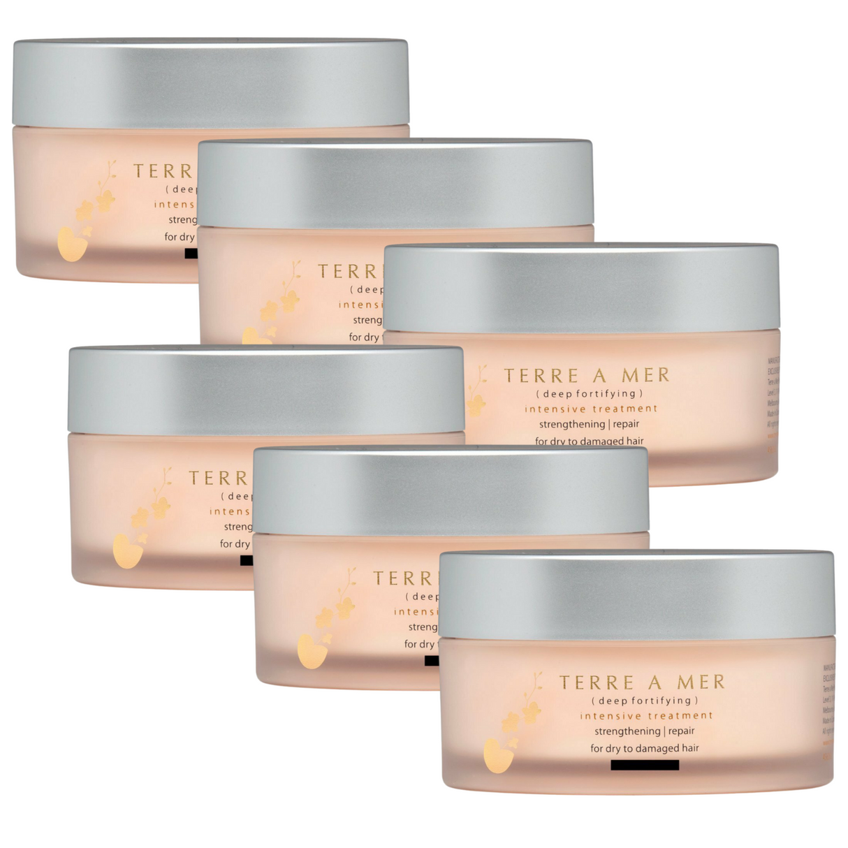 6x TERRE A MER Keratin/Argan Oil Repair Hair Mask Treatment Cream - Intensive Treatment (200ml)