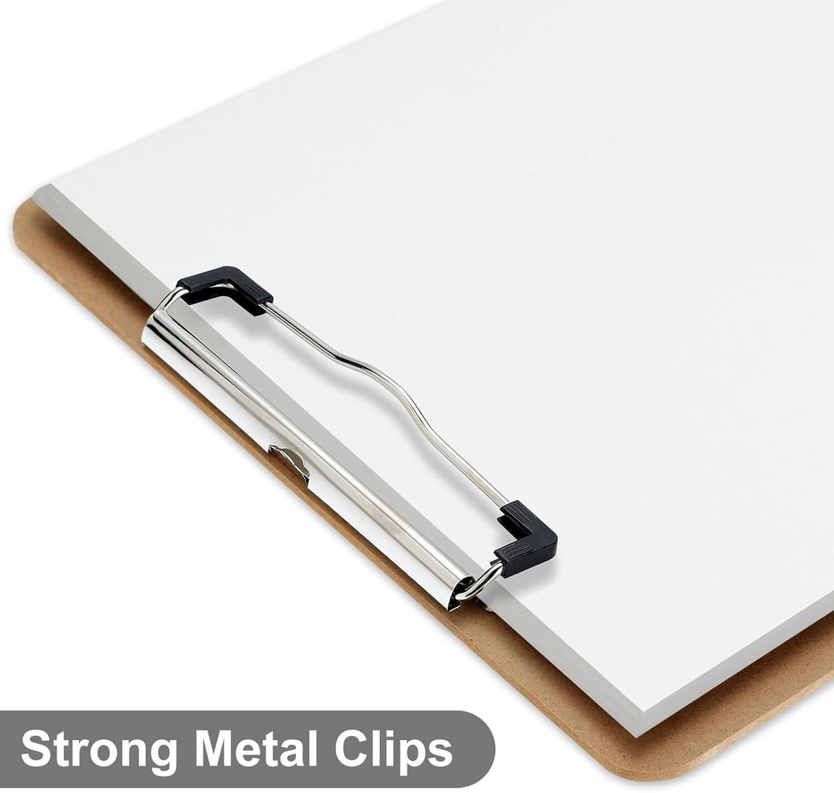 Wooden A5 Clipboard - Office Writing Board/Restaurant Menu Clip Hardboard