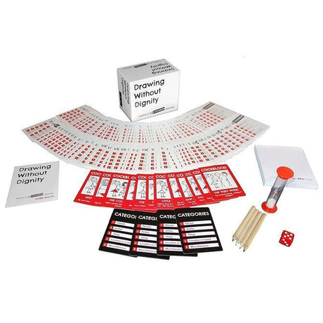 Drawing Without Dignity Card Drawing Game - Party Home Fun - Base Edition