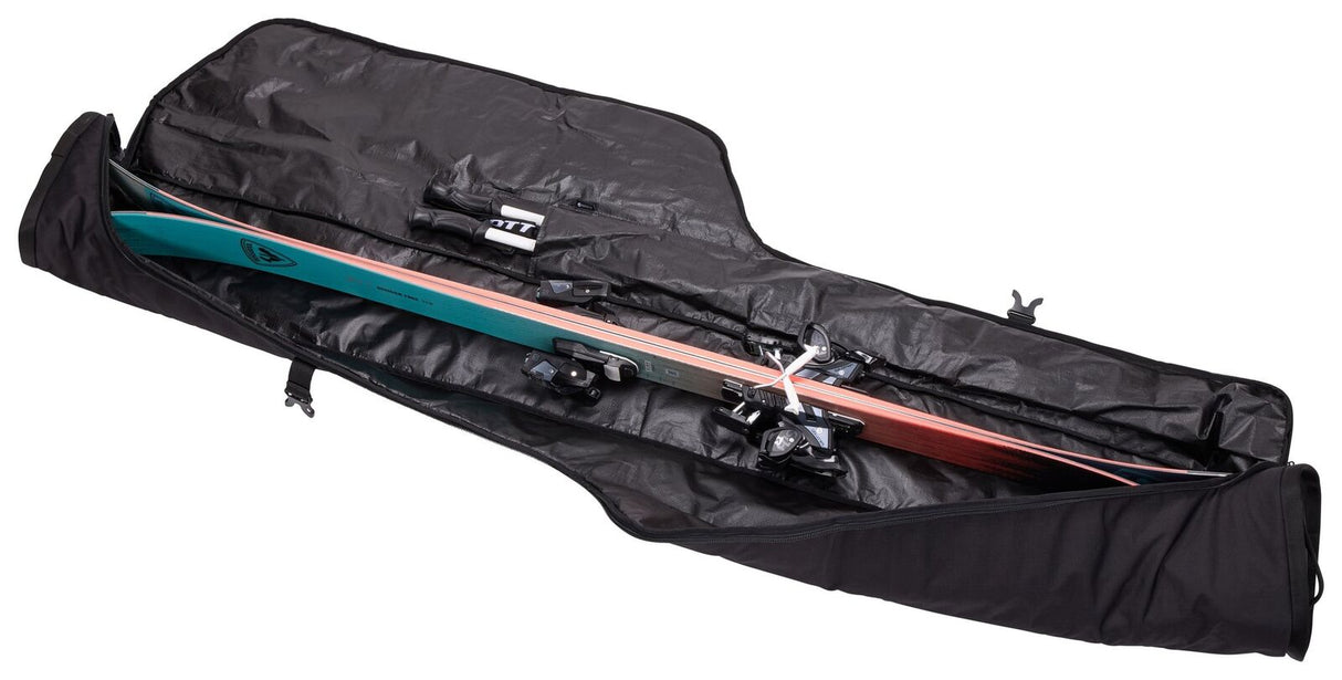 THULE 192cm RoundTrip Ski Padded Bag Holds 1 Pair Alpine or 2 Nordic Skis in Black