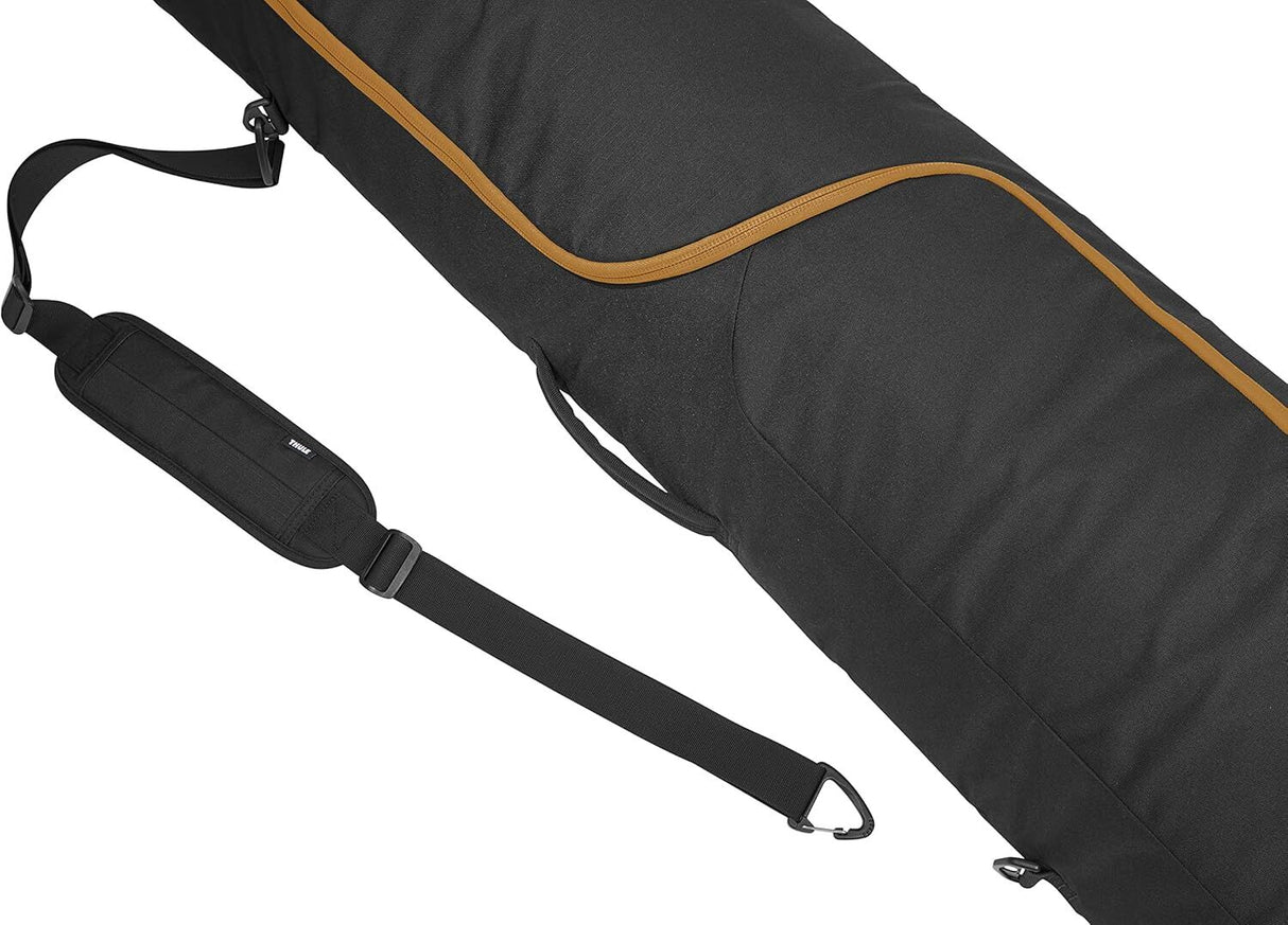 Thule RoundTrip 165cm Snowboard Padded Bag - Black/Wood Thrush (w/ Boot Storage)