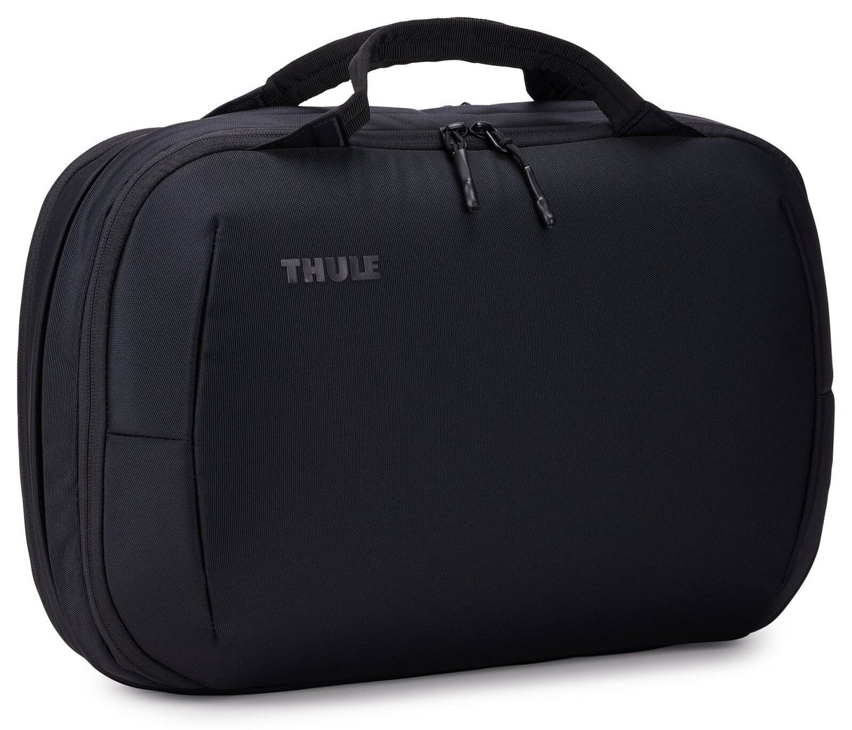 THULE Subterra 15–23L Hybrid Travel Bag Expandable Backpack w/ 16" Laptop Sleeve in Black