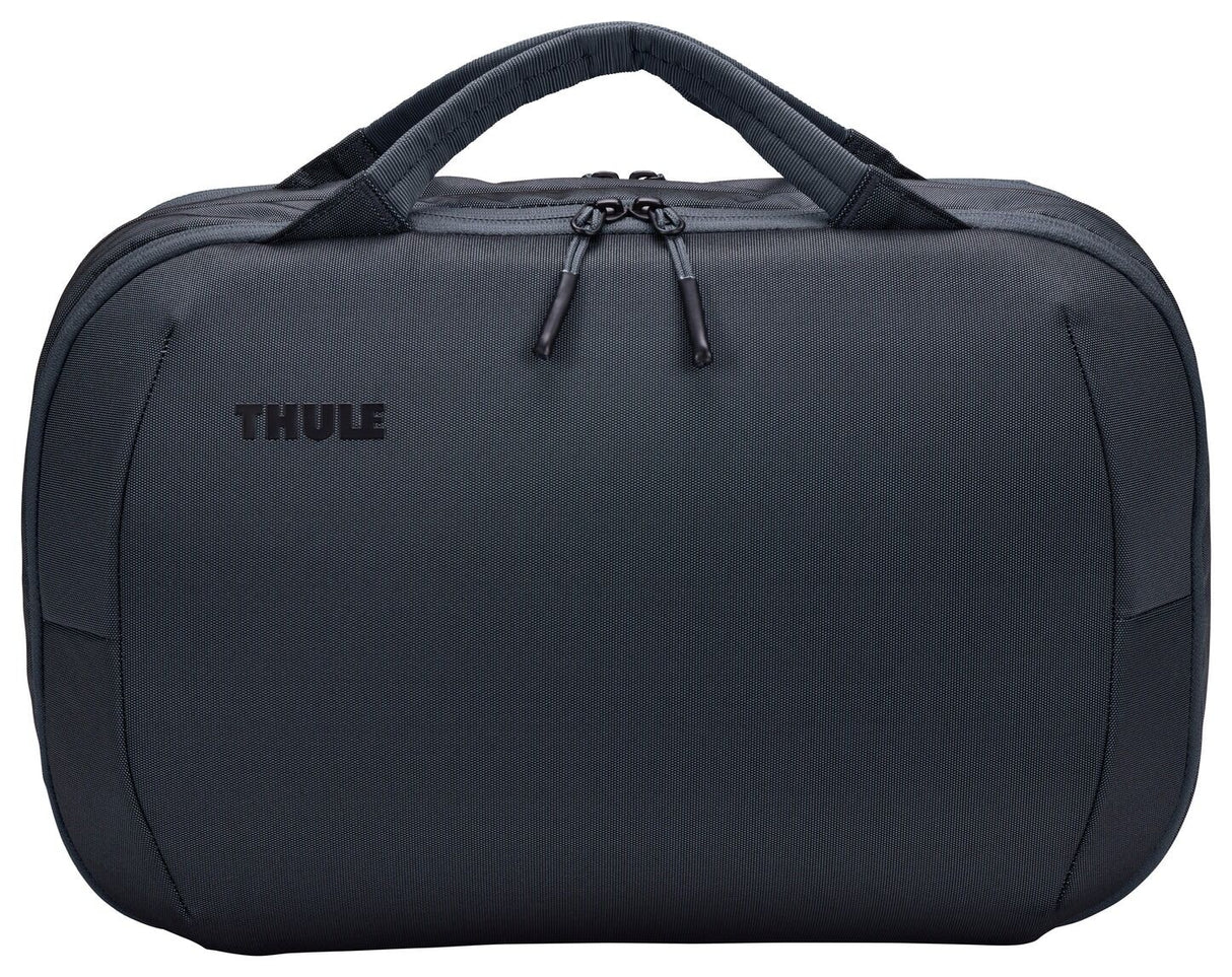 THULE Subterra 15–23L Hybrid Travel Bag Expandable Backpack w/ 16" Laptop Sleeve in Dark Slate